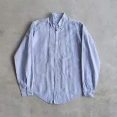 90s ブルックスブラザーズmakersストライプシャツUSA製15 1/2-6