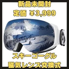 【新品】2025冬新モデル スキーゴーグル 磁気レンズ交換式 曇り止め機能付