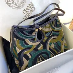 【GIANNI VERSACE】velvet ヴェルサーチ ベルベット バッグのサムネイル