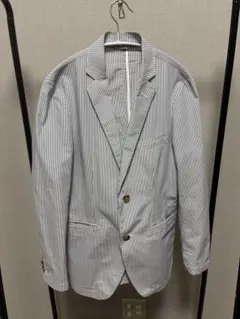 MORGAN HOMME ストライプ テーラードジャケットのサムネイル