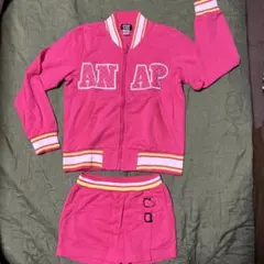 ピンク ジャケット&ショートパンツセット 100cm~