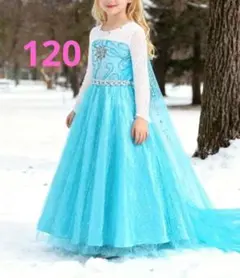 エルサ　ブルードレス　雪の女王　アナユキ　120 なりきり　プリンセス