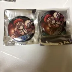 鬼滅の刃　猗窩座　場面写缶バッジ　3個