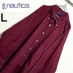 nautica ノーティカ 古着　ワンポイント　ヴィンテージ　90's シャツ