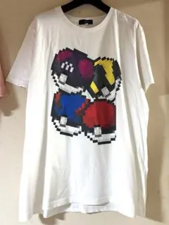 ポケモンセンター限定 ドット モンスターボール柄 tシャツ xl 大きめのサムネイル