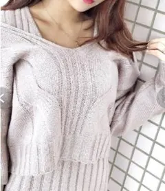 セシルマクビー　 セットアップニットワンピース