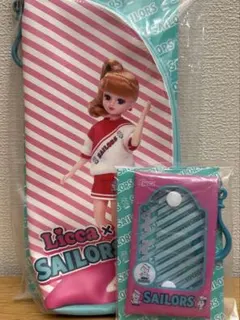 リカちゃん　くじ　セーラーズ　10.ミニクリアポーチ　12 ポーチ(大)