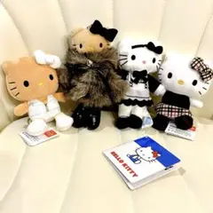 12日迄セール！！ハローキティ　ファーコート　マスコット　サンリオ　日焼けキティ