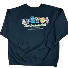 新品　サンリオキャラクター プリント スウェット L 限定品