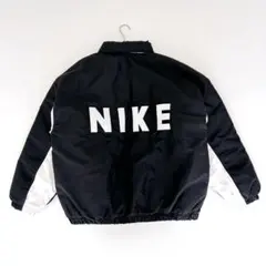 NIKE ナイキ 90s ナイロン ブルゾン 2way ビックロゴ 銀タグ XL
