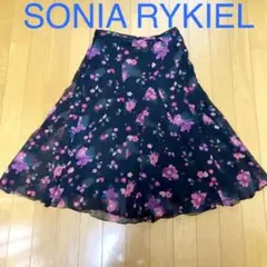 ソニアリキエル シフォンフレアースカート