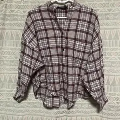 ゆるふわチェック柄シャツ/Samansa Mos2