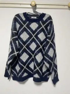 WEGO ダイヤモンド柄 ニット Mサイズ