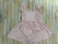 ピンク 水玉模様 水着 上下セット