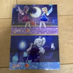 ハワイアンズ　アイカツ　イラストシート　神崎美月 夏樹みくる　2枚セット