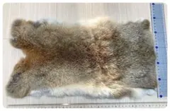 うさぎ 毛皮 ファー ラビット 生地 はぎれ ウサギ ブラウン 人工