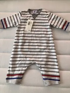 petite pateau ストライプ柄ロンパース 3 新品のサムネイル