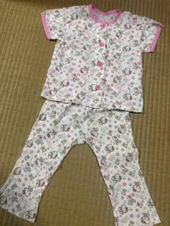 キティ ベビーパジャマ 90cm 腹巻付きのサムネイル