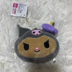 日焼けクロミ ぬいぐるみミラー フェイスマスコットチャーム サンリオ キーホルダ