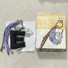 ラブブ PIN FOR LOVE イニシャルチャーム アルファベット【E】