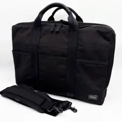 【極美品】PORTER ハイブリッド 2WAYブリーフ 黒 2室 ショルダー