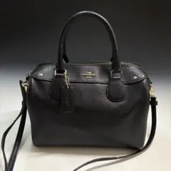 COACH コーチ 2wayバッグ ハンドバッグ ショルダーバッグ ブラック
