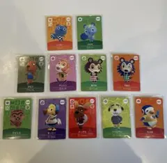 あつ森 amiiboカード リッキー スピカ入り！人気キャラ含む11枚セット