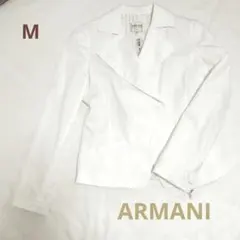 ARMANI　collectionシンプルホワイト テーラード ジャケットのサムネイル