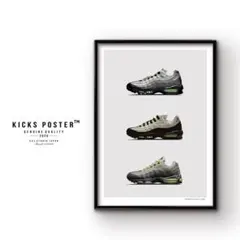 KICKS イエローグラデ ネオン キックスポスター/KICKS-AIR9503