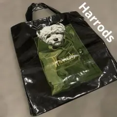 Harrods ウェスティー　エナメルバッグ　美品