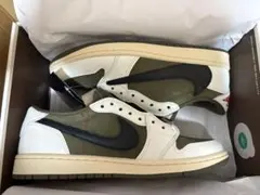 Travis Scott×AirJordan1 LowReverse Olive