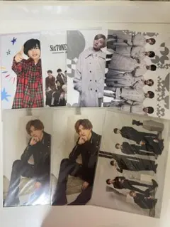 【新品未使用品】SixTONES クリアファイル 7枚セット (＋道枝駿佑)