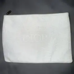 Christian Dior ホワイト ポーチ 花柄