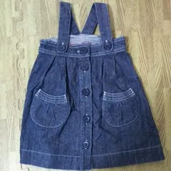 ★期間限定出品★美品 プチバトー ジャンパースカート デニム