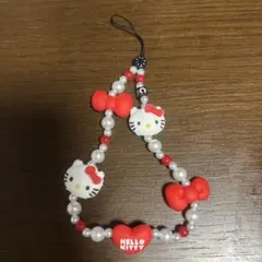 Hello Kitty 日焼けキティストラップ ブラック - メルカリ