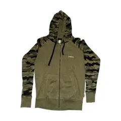 Diesel カモフラ　迷彩　パーカー　フーディー　y2kのサムネイル