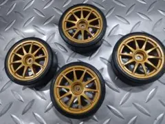 【送料込】田宮 TT02D ドリフトタイヤ 4本 スバル WRXのサムネイル
