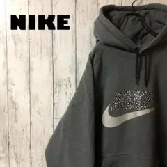 【激レア】ナイキ☆ビッグロゴ 希少デザイン スウェット パーカー XXL