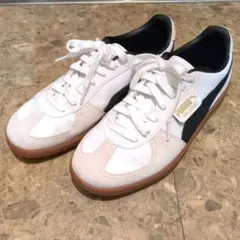 PUMA PALERMO 27cm カーキ ガムソール 美品 プーマ スニーカー - メルカリ