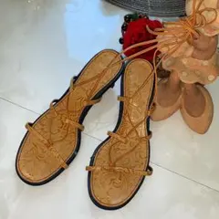 サンダル 本革 ☆ あしながおじさん ☆ リゾートに♡