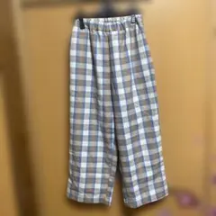 チェック柄パンツ　サマンサモスモス 未使用