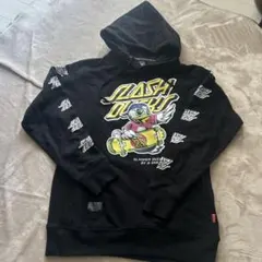 B/ONE SOUL クラッシュダック パーカー M 黒