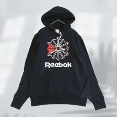 リーボック パーカー フーディー ビックプリント ポケット有り E7541