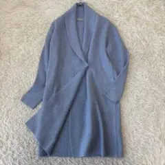 DAMAcollection✨カシミヤ100%ロングニットガウン　ショールカラー