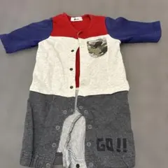 e baby 迷彩ポケットロンパース 60