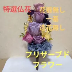 特選仏花 ワイヤーアレンジ 　 胡蝶蘭　一基　 造花無し プリザーブドフラワー 特選仏花 ワイヤーアレンジ 胡蝶蘭 一基 造花無し プリザーブド