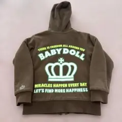 BABYDOLL リバーシブルフード付きパーカー