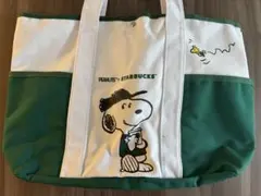 【スターバックス中国限定】ピーナッツ　スヌーピー　トートバッグ 漫画バージョン