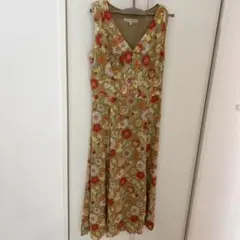 LAURA ASHLEY 花柄ノースリーブワンピース