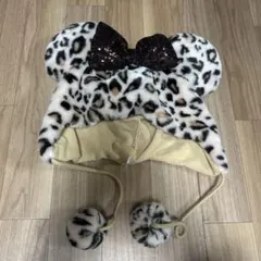 ディズニー ヒョウ柄ファンキャップ